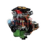 Fiat Petrol Engine With Electronic Injection - Monojetronic + Gearbox Cutaway Model